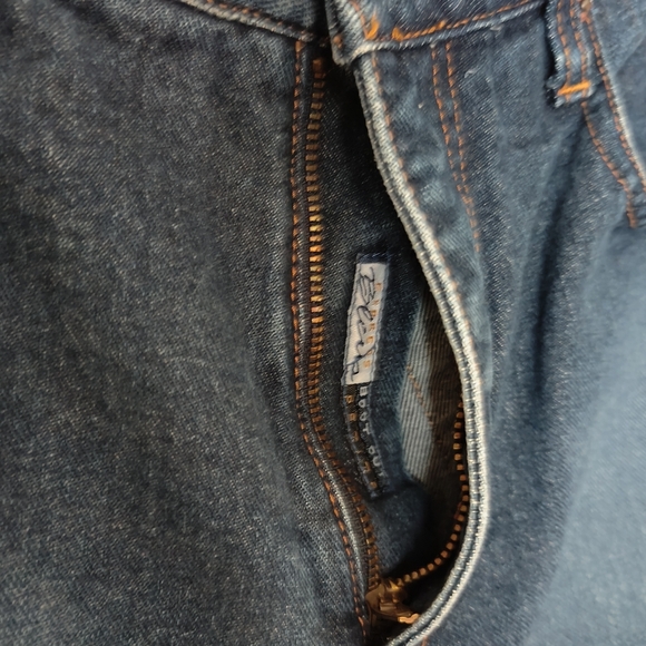 Vintage Express Bleus Women's Petite 7/8 High Waisted Bootcut Jeans - Picture 7 of 9